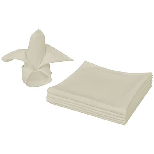 Servietten, Stoffservietten Home & Garden with Dinner Servietten 25 Stück Creme 50x50 cm Servietten, Stoffservietten Home & Garden with Dinner Servietten 25 Stück Creme 50x50 cm von CSSQCSSUANB