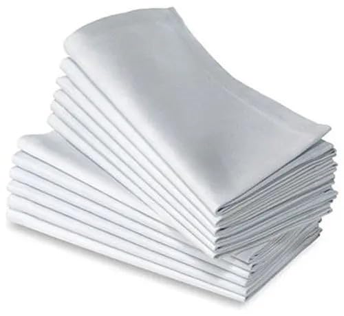 Servietten, Stoffservietten Servietten Stoff 12 Stück Baumwolle Restaurant Abendessen Tuch Leinen weiß 50x50cm Hotel Servietten Servietten, Stoffservietten Servietten Stoff 12 Stück Baumwolle Restaurant Abendessen Tuch Leinen weiß 50x50cm Hotel Servietten von CSSQCSSUANB