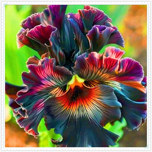 Iris Kaufen Iris Zwiebeln Winterhart Seltene Iris Iris Pflanze,Beste Dekoration Gärten Geschenk-6zwiebeln-h Iris Kaufen Iris Zwiebeln Winterhart Seltene Iris Iris Pflanze,Beste Dekoration Gärten Geschenk-6zwiebeln-h von CSSWAIA