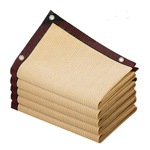 GewäChshaus Sonnenschutz Netz Sonnensegel 1x3m 2x6m 3x4m 3x6m 4x5m 5x8m, HDPE Rechteckig UV Schutz 90% Schattiernetz, Garten Terrasse Camping Beschattungsnetz Außen Markisen (Color : Beige, Size : 2 GewäChshaus Sonnenschutz Netz Sonnensegel 1x3m 2x6m 3x4m 3x6m 4x5m 5x8m, HDPE Rechteckig UV Schutz 90% Schattiernetz, Garten Terrasse Camping Beschattungsnetz Außen Markisen (Color : Beige, Size : 2 von CSXCQM