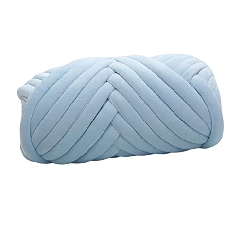 1 kg Samt-Strickgarn, Armstricken, DIY, waschbar, Häkeln, weiches Schlauch, Riesengarn, zum Häkeln von Handtaschen, Handstricken, Haustierbett (Farbe F) von CSXMONEY