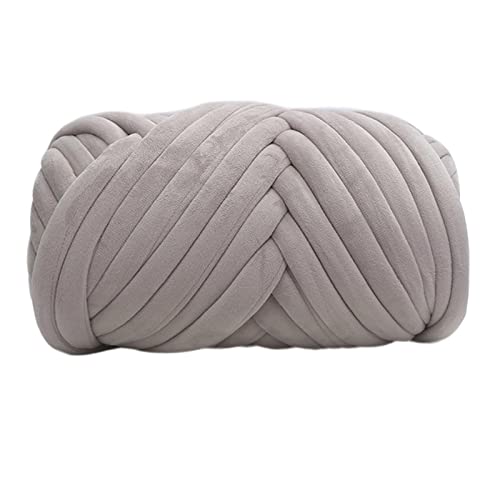 1 kg Samt-Strickgarn, Armstricken, DIY, waschbar, Häkeln, weiches Schlauch, Riesengarn, zum Häkeln von Handtaschen, Handstricken, Haustierbett (Farbe G) von CSXMONEY