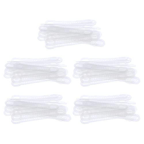 100 Stück transparente Kleiderbügelgriffe, rutschfeste Gummistreifen, für Holz- und Kunststoff-Kleiderbügel, Hängezubehör 100 Stück transparente Kleiderbügelgriffe, rutschfeste Gummistreifen, für Holz- und Kunststoff-Kleiderbügel, Hängezubehör von CSXMONEY