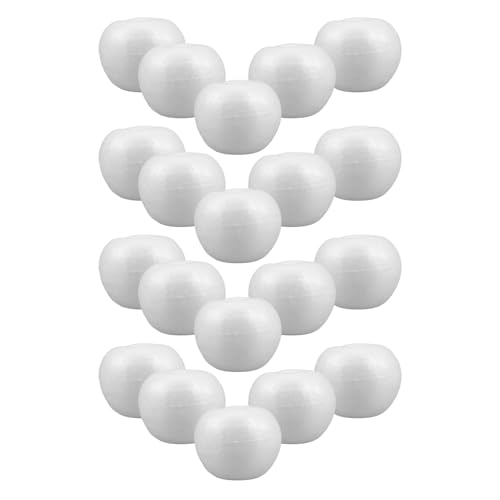CSXMONEY 20 x Apfelmodelle aus Polystyrol-Schaumstoff, für Feiertagsdekorationen und saisonale Veranstaltungen von CSXMONEY