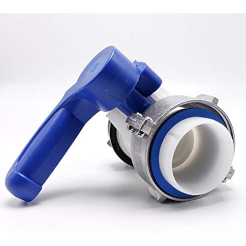 CSXMONEY Absperrventil, Wasserhahn, Korrosionsschutz, IBC-Tank-Wasseradapter, Verbindungsstück, Ersatz-Ventilverschraubung (DN40 (62 mm)) von CSXMONEY