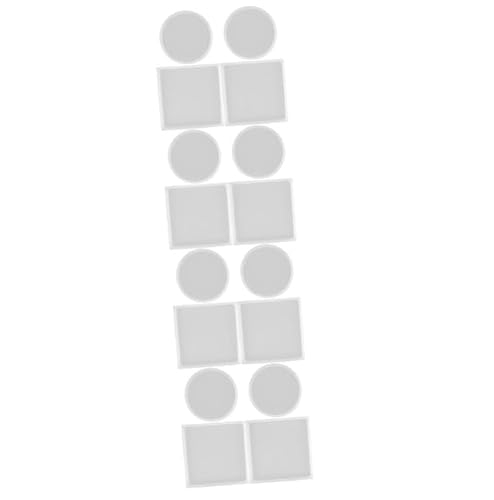 Silikon-Untersetzer-Formen, wiederverwendbare Epoxid-Formen, für DIY-Kunsthandwerk, Tassenmatten (16 Stück) von CSXMONEY