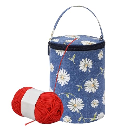Stricktasche, Mini-Häkeltasche, Garn-Aufbewahrungstasche, mit Reißverschluss, Häkeltasche, Organizer, für Strickzubehör Stricktasche, Mini-Häkeltasche, Garn-Aufbewahrungstasche, mit Reißverschluss, Häkeltasche, Organizer, für Strickzubehör von CSXMONEY