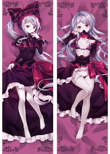 CSYKKL Kissenbezug Manga Kissenhülle Dakimakura Für Overlord,Seitenschläferkissen Bezug Langer Kissenbezug Doppelseitige Muster Pillowcase,Shortplush-50cm*160cm von CSYKKL