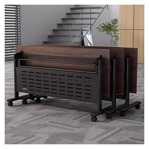 Besprechungstisch klappbar, Konferenzraumtische mit Rädern, großer rechteckiger Konferenz-Seminartisch mit Klappplatte(009,47x24x30in) von CSYQPDMBDL