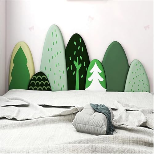 CSYQPDMBDL Anti-Kollisions-Wandpolsterung, 3D-Wandpaneele for Abziehen und Aufkleben, Antikollisions-Wandaufkleber, weiche Nachttisch-Wandmatte for das Schlafzimmer(180x50cm) von CSYQPDMBDL