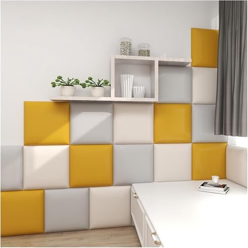 CSYQPDMBDL Anti-Kollisions-Wandpolsterung, Gepolsterte Wandpaneele for Abziehen und Aufkleben, 3D-Antikollisions-Wandaufkleber, schützende Wanddekoration(240x30cm) von CSYQPDMBDL