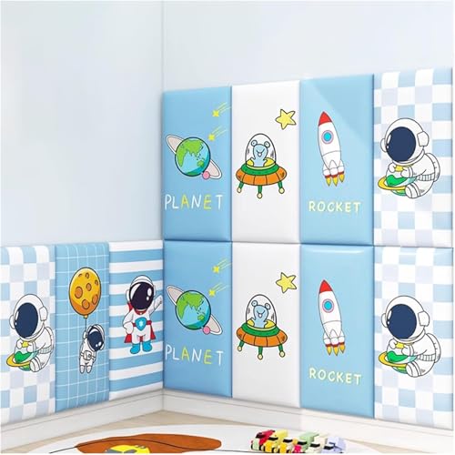 CSYQPDMBDL Anti-Kollisions-Wandpolsterung, Selbstklebende Tapeten, Wanddekorationsplatten, Schalldichte Kopfteile(Thickness 3.2cm,180x60cm) von CSYQPDMBDL