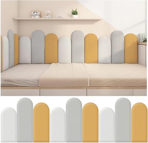 CSYQPDMBDL Anti-Kollisions-Wandpolsterung, Selbstklebende Wandpaneele, 3D-Antikollisions-Wandaufkleber, Wandschutzpaneele for das Wohnzimmer(A,160x50cm) von CSYQPDMBDL
