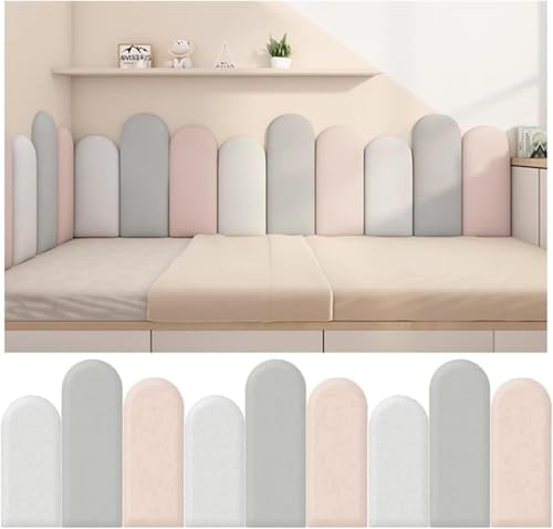 CSYQPDMBDL Anti-Kollisions-Wandpolsterung, Selbstklebende Wandpaneele, 3D-Antikollisions-Wandaufkleber, Wandschutzpaneele for das Wohnzimmer(D,120x50cm) von CSYQPDMBDL