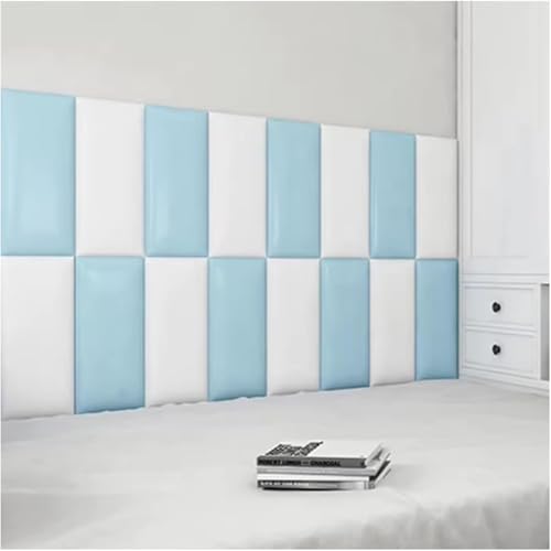 CSYQPDMBDL Anti-Kollisions-Wandpolsterung, Selbstklebendes 3D-PU-Wandpaneel, Antikollisionsschutz-Wandaufkleber for das Home Office(D,120x50cm) von CSYQPDMBDL