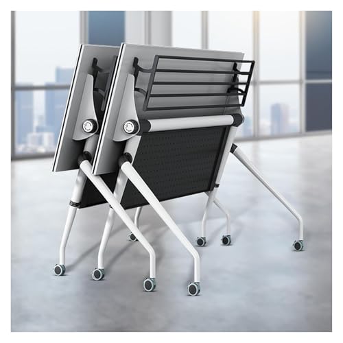 CSYQPDMBDL Besprechungstisch klappbar, Flip Top Mobile Office-Schulungstisch mit Gießmaschinen-Rollen-faltbaren Seminar-Tischen(2pack,55.1IN) von CSYQPDMBDL