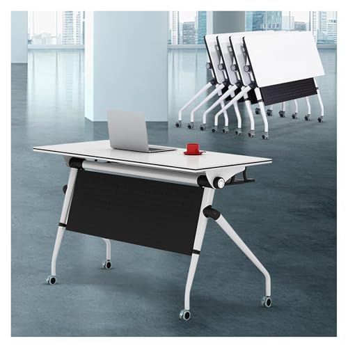 CSYQPDMBDL Besprechungstisch klappbar, Konferenzraumtisch mit Rädern, Seminartisch for Büro-Schulungsräume(4 Pack) von CSYQPDMBDL