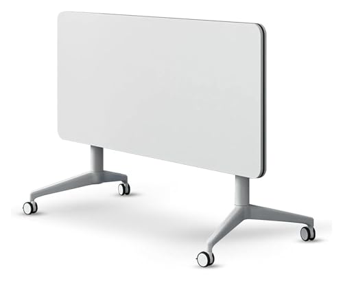 CSYQPDMBDL Besprechungstisch klappbar, Mobile Besprechungs- und Schulungstische for Büros, Klassenzimmer und Konferenzräume(White,63x21.6x29.5in) von CSYQPDMBDL