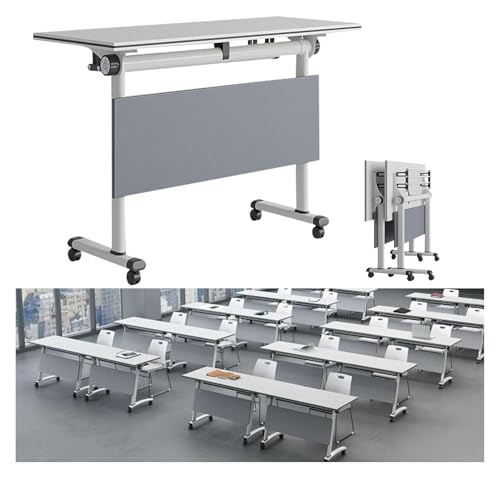CSYQPDMBDL Besprechungstisch klappbar, Mobiler Flip-Top-Schulungstisch for Büro-Klassenzimmer(2 Pack) von CSYQPDMBDL