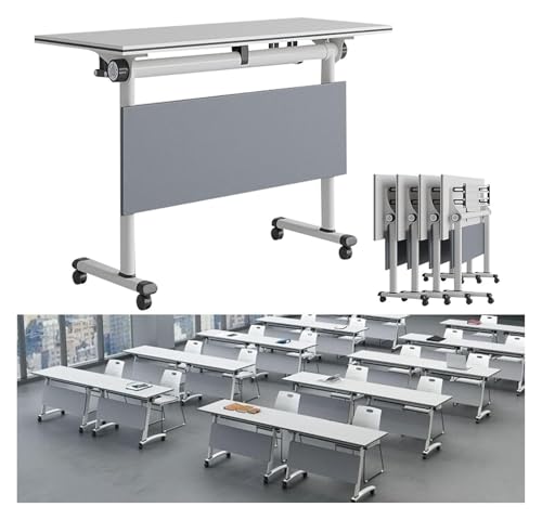 CSYQPDMBDL Besprechungstisch klappbar, Mobiler Flip-Top-Schulungstisch for Büro-Klassenzimmer(4 Pack) von CSYQPDMBDL