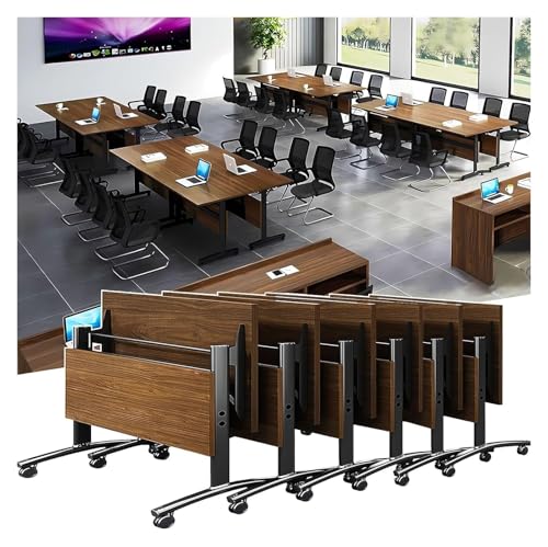 CSYQPDMBDL Besprechungstisch klappbar, Rechteckiger moderner Konferenztisch for Büro-Besprechungsraum, Klassenzimmer(2pack,47.2in) von CSYQPDMBDL