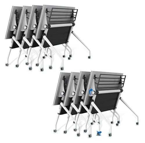 CSYQPDMBDL Besprechungstisch klappbar, Seminar-Besprechungstisch, Schulungsraumtisch for das Klassenzimmerbüro(8PCS) von CSYQPDMBDL
