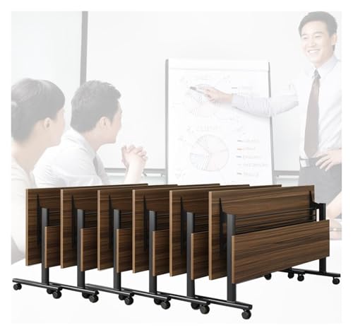 CSYQPDMBDL Besprechungstisch klappbar, Tragbarer modularer Konferenztisch mit leisen Rädern Besprechungstische(47.2x23.6x29.5in) von CSYQPDMBDL
