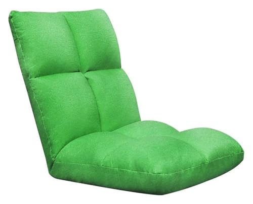 CSYQPDMBDL Bodenstuhl Faltbar, Bodenstuhl mit Verstellbarer, Computerstuhl auf Einzelbett 5-Gang-Einstellung for Erkerfenster-Schlafzimmer(Green) von CSYQPDMBDL