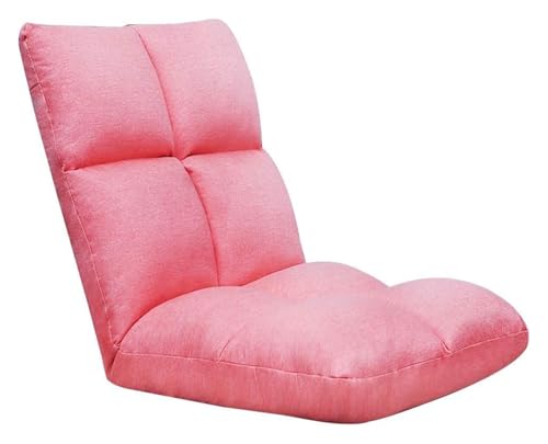 CSYQPDMBDL Bodenstuhl Faltbar, Bodenstuhl mit Verstellbarer, Computerstuhl auf Einzelbett 5-Gang-Einstellung for Erkerfenster-Schlafzimmer(Wine Red) von CSYQPDMBDL