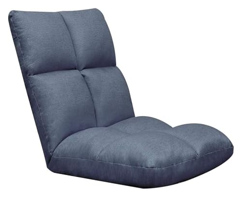 CSYQPDMBDL Bodenstuhl Faltbar, Bodenstuhl mit Verstellbarer, Multi-Level-Anpassung Schlafzimmer Einzel Klappstuhl Kleines Schlafsofa for Schlafzimmer Balkon(Grey) von CSYQPDMBDL