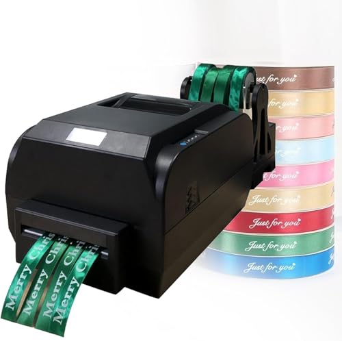 CSYQPDMBDL Digitale Satinband-Druckmaschine, 4-reihiger Farbbanddrucker, 200 DPI Folienprägungsdruckmaschine, 150 mm/s Druckgeschwindigkeit, for Verpacken von CSYQPDMBDL