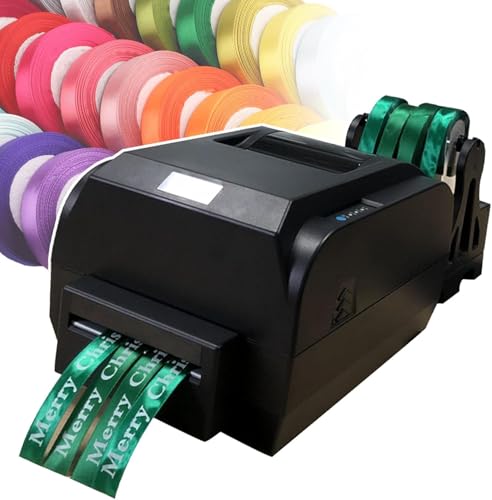 CSYQPDMBDL Digitale Satinband-Druckmaschine, Digitaler Farbbanddrucker, bedruckbares Schneegarn, Polyester, Nylonmaterial, Druckauflösung: 200 DPI von CSYQPDMBDL
