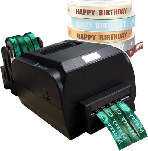 CSYQPDMBDL Digitale Satinband-Druckmaschine, Mit Bandhalter, Druckauflösung: 200 DPI, bedruckbares Schneegarn, Polyester, Nylonmaterial, for Partys von CSYQPDMBDL