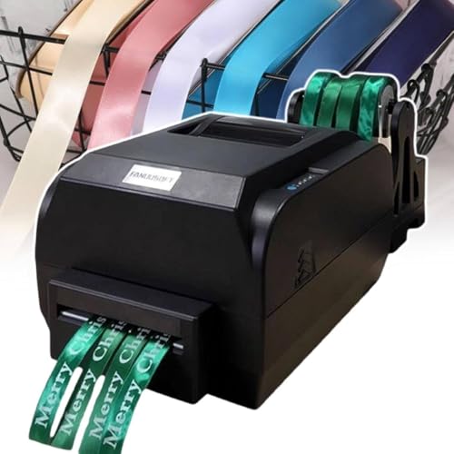CSYQPDMBDL Digitale Satinband-Druckmaschine, Satinbanddrucker, digitaler Banddrucker mit Bandhalter, for Verpacken, Geschwindigkeit 150 mm/s(FourRow) von CSYQPDMBDL