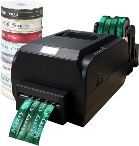 CSYQPDMBDL Digitale Satinband-Druckmaschine, Thermosensitive Druckmaschine, Digitaler Farbbanddrucker, Druckbreite: 12-20 mm, Unterstützt viele Sprachen von CSYQPDMBDL