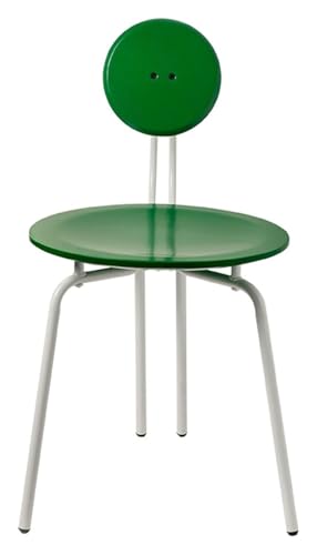 CSYQPDMBDL Esszimmerstühle, Esszimmerstuhl, Esszimmer- und Küchenstuhl aus Massivholz mit Metallbeinen und Holzrückenlehne for Zuhause, Wohnzimmer, Schlafzimmer, Geschäft(Green) von CSYQPDMBDL