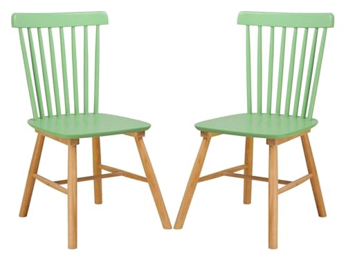 CSYQPDMBDL Esszimmerstühle, Esszimmerstuhl, Esszimmerstühle 2er-Set for Küche und Esszimmer, Terrasse(Green) von CSYQPDMBDL