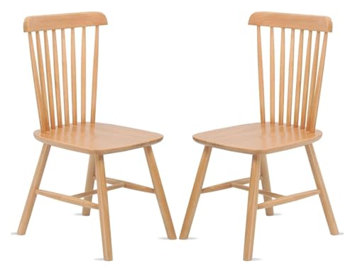 CSYQPDMBDL Esszimmerstühle, Esszimmerstuhl, Esszimmerstühle 2er-Set for Küche und Esszimmer, Terrasse(Natural Colours) von CSYQPDMBDL