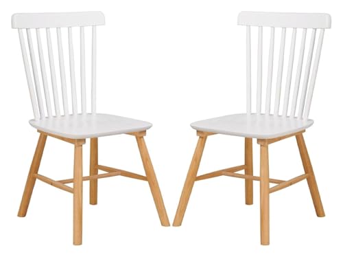 CSYQPDMBDL Esszimmerstühle, Esszimmerstuhl, Esszimmerstühle 2er-Set for Küche und Esszimmer, Terrasse(White) von CSYQPDMBDL
