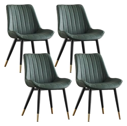 CSYQPDMBDL Esszimmerstühle, Esszimmerstuhl, Esszimmerstühle 4er-Set mit hoher Rückenlehne und Metallbeinen for Küche, Wohnzimmer(C) von CSYQPDMBDL