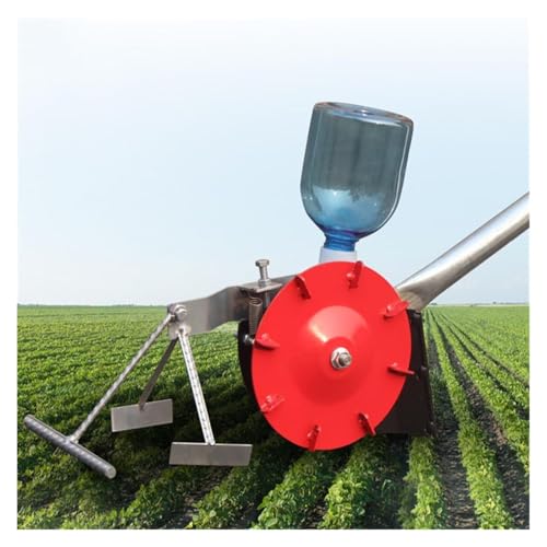 CSYQPDMBDL Handsämaschine, Sämaschine zum Schieben, Handgezogene Sämaschine for kleine Samen, Handgeführtes Werkzeug zur Sämaschine for Mais und Erdnüsse, Einstellbarer Applikator for Saatgutdünger von CSYQPDMBDL