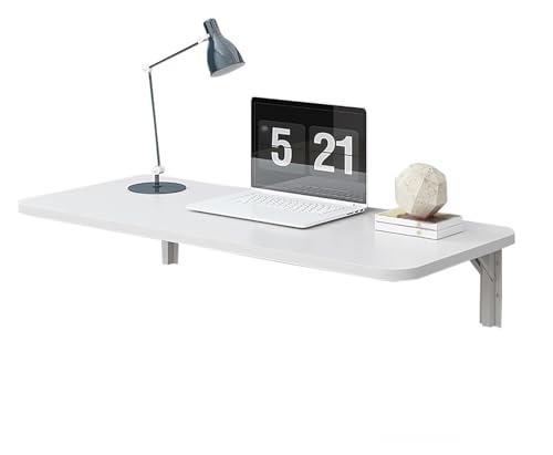 CSYQPDMBDL Klappbarer Wandtisch, klappbarer Wandtisch, Schwebender Schreibtisch für Waschküche, Bar, Heimbüro, kleiner Raum, Schlafzimmer, Badezimmer oder Waschküche (8 0 x 40 cm/31.5 x 16 Zoll) von CSYQPDMBDL