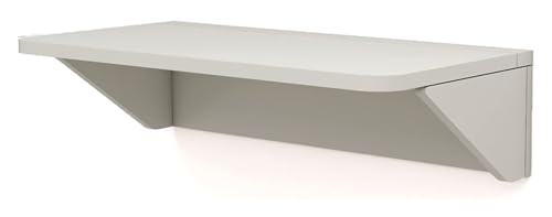 CSYQPDMBDL Klapptisch, klappbarer Wandtisch, klappbarer Wandschreibtisch für kleine Räume, Schwebender Schreibtisch, Werkbank, Studiertisch, Esstisch (Silber, 120 x 40 cm) von CSYQPDMBDL