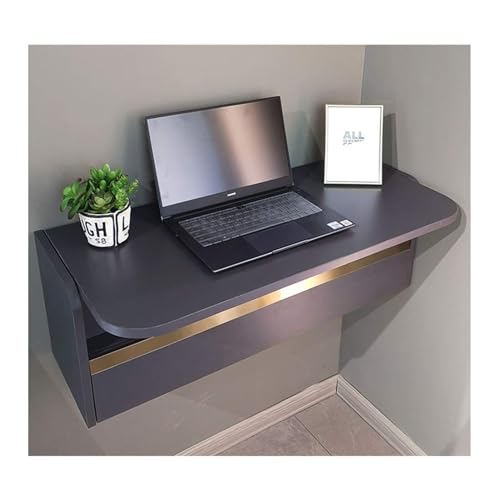 CSYQPDMBDL Klapptisch Wandklapptisch Wandtisch klappbar mit Ablagefächern und Schubladen, Schreibtisch für Computer oder Schminktisch (636 x 390 x 296 mm) von CSYQPDMBDL