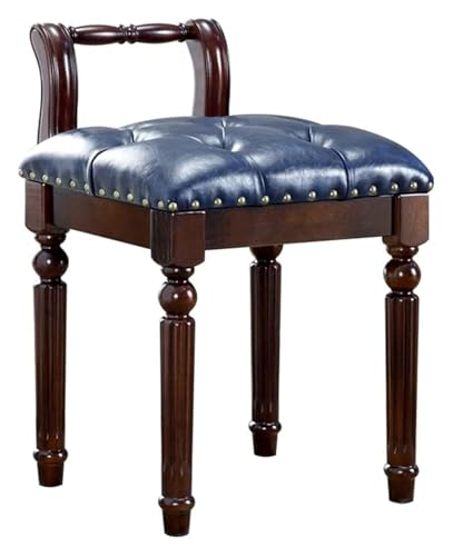 CSYQPDMBDL Klavierbank, Klavierbank, Schminkstuhl, Klavierhocker, Schminktischhocker aus Massivholz, Schminkstuhl, Lederhocker im Empfangsraum. von CSYQPDMBDL