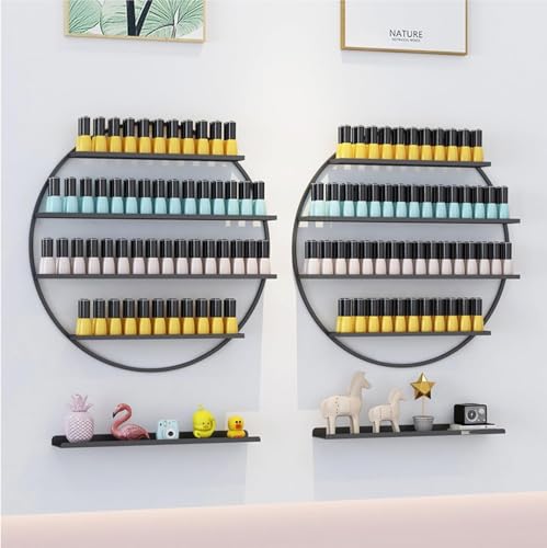 CSYQPDMBDL Nagellackständer, multifunktionaler Nagellackhalter, runder Ständer, Flaschen, multifunktionaler Organizer für Schönheitsgeschäfte/Nägel (4-teiliges Set) von CSYQPDMBDL