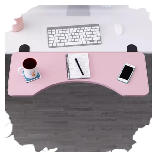 CSYQPDMBDL Tastaturablage, Tastaturschublade, Schreibtisch-Verlängerungstablett, klappbare Computertastatur-Armlehne, ergonomische Ellenbogenstütze(Pink,25"/65cm) von CSYQPDMBDL