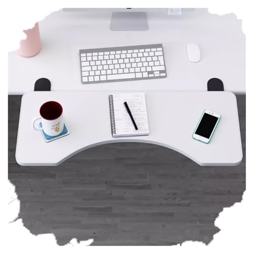 CSYQPDMBDL Tastaturablage, Tastaturschublade, Schreibtisch-Verlängerungstablett, klappbare Computertastatur-Armlehne, ergonomische Ellenbogenstütze(White,30"/75cm) von CSYQPDMBDL