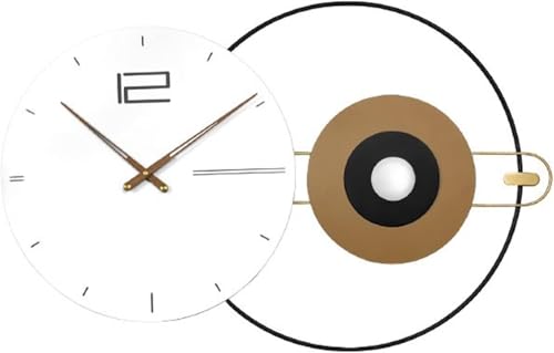 CSYQPDMBDL Vintage Wanduhr, küchenuhr, Kreative Wohnzimmeruhr Eisen Dreidimensionale Dekorative Uhr Stille Uhr Dekorative Wanduhr von CSYQPDMBDL
