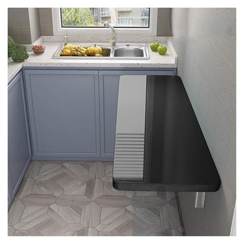 CSYQPDMBDL Wandklapptisch, Klapptisch, Wandtisch, Küchentisch, klappbar, Computertisch, Schreibtisch, 50 x 40 cm, Schwarz CSYQPDMBDL Wandklapptisch, Klapptisch, Wandtisch, Küchentisch, klappbar, Computertisch, Schreibtisch, 50 x 40 cm, Schwarz von CSYQPDMBDL